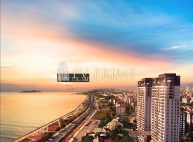 Роскошные апартаменты в Стамбуле на берегу Моря, Картал, на продажу