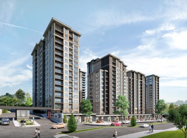 Комфортные квартиры в стамбуле с видом на озеро Кючюкчекмедже, в Бахчешехир, на продажу